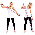 Speeron Fitnessband - Gummiband mit Handschlaufen, 85 cm Speeron Pilates Fitnessbänder