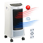 Sichler Haushaltsgeräte 4in1-Luftkühler mit Heiz-, Befeuchter- und Ionisator-Funktion, 1.800 W Sichler Haushaltsgeräte Klimageräte zum Kühlen und Heizen