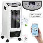 Sichler Haushaltsgeräte 3in1-WLAN-Luftkühler, Luftbefeuchter und Ionisator, App, Fernbedienung Sichler Haushaltsgeräte Luftkühler, -befeuchter und -reiniger mit Ionisator und App-Steuerung