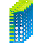 Knopfzellen Akku Set 24 Stück A83 Uhrenbatterien Sortiment Gemischte Auswahl 