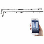 Carlo Milano 2er-Set Teleskop-Gardinenstangen elektr. Antrieb, WLAN&App, 172-306 cm Carlo Milano Elektrische Vorhang-Antriebe mit WLAN 