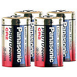 Panasonic 4er-Set Photo-Lithium-Batterien CR2, 3 Volt, 850 mAh Panasonic Lithium-Batterien Typ CR2