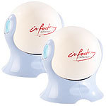 infactory 2er-Set mobile Luftentfeuchter in Kugelform, wiederverwendbar infactory Wiederverwendbare Luftentfeuchter