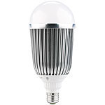 Luminea LED-Lampe E27, 18 Watt, 1.620 lm, 200°, weiß, 5000 K Luminea