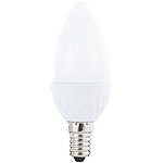 Luminea LED-Kerzenlampe, 3 W, E14, 250 lm, 2.700 K, B35, warmweiß Luminea