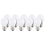 Luminea LED-Lampe, 4 W, E27, 300 lm, 160�, P45, warmwei&szlig;, 10er-Set Luminea LED-Tropfen E27 (warmwei&szlig;)