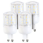 Luminea LED-Kolben, G9, 3 W, 230 lm, 350�, tageslichtwei&szlig;, 4er-Set Luminea LED-Kolben G9 (tageslichtwei&szlig;)
