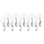 Luminea Dimmbare Halogen-Gl&uuml;hbirne im 10er-Set, A45, E14, 20 W, warmwei&szlig; Luminea Halogen-Tropfen E14 A45 (warmwei&szlig;)