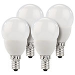 Luminea LED-Tropfen, E14, 3 W, 250 lm, 160�, 3000 K, warmwei&szlig;, 4er-Set Luminea LED-Tropfen E14 (warmwei&szlig;)