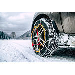 Lescars Schneeketten Größe M für Reifen 205/55 R16 u.v.m. Lescars Schneeketten 