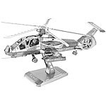 Playtastic 3D-Bausatz Helikopter aus Metall im Maßstab 1:150, 41-teilig Playtastic