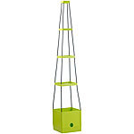 Royal Gardineer 8er-Set Pflanz-Türme mit Rankhilfe für Tomaten, mit 2,5-l-Wassertank Royal Gardineer Pflanztürme mit Wassertank