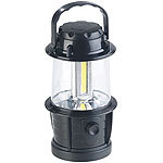 PEARL Dimmbare LED-Laterne, 3 COB-LEDs, Batteriebetrieb, 3 W, 140 lm, IPX4 PEARL