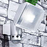 Luminea LED-Fluter, Aluminium, 13,5 Watt, IP44, mit Bewegungssensor Luminea LED-Fluter mit Bewegungsmelder (tageslichtweiß)