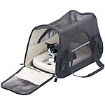 Sweetypet Hand- & Auto-Transporttasche für Haustiere bis 8 kg, Größe M, schwarz Sweetypet Transporttaschen für Haustiere