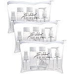 Sichler Beauty 3er-Set Reise-Reißverschlusstaschen, 21 Behälter für Flug-Handgepäck Sichler Beauty Reiseflaschen-Sets