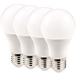 Luminea Leuchtstarke LED-Lampe E27, 6,5 W, A+, tageslichtwei&szlig;, 4er-Set Luminea LED-Tropfen E27 (tageslichtwei&szlig;)