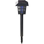 Royal Gardineer 2in1-Solar-LED-Dekoleuchte & Insekten-Vernichter, 1 UV-LED, IPX4 Royal Gardineer UV-Insektenvernichter und LED-Gartenlichter