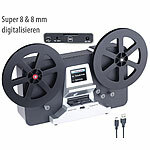 Somikon HD-XL-Film-Scanner & -Digitalisierer für Super 8 & 8 mm, bis 7'-Rollen Somikon 