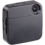 Somikon Mini-HD-Body-Cam mit WLAN & Livestream-Funktion für YouTube & Facebook Somikon WLAN-Mini-Selfie- & Body-Cams