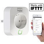 Luminea Home Control WLAN-Steckdose mit App, 16 A, für Amazon Alexa & Google Assistant Luminea Home Control WLAN-Steckdosen