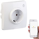 Luminea Home Control WLAN-Unterputz-Steckdose, für Siri, Amazon Alexa & Google Assistant Luminea Home Control WLAN-Unterputz-Steckdosen