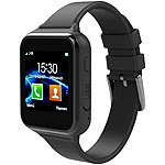 simvalley MOBILE 2in1-Handy-Uhr & Smartwatch für Android, Touch-Display, Bluetooth, App simvalley MOBILE