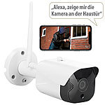 7links Outdoor-WLAN-IP-Überwachungskamera mit Full HD, Nachtsicht, App, IP44 7links