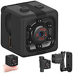 Somikon HD-Micro-Videokamera & Webcam, HD 720p, mit Bewegungserkennung & Akku Somikon Micro-Videokamera & Webcam