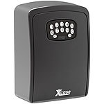 Xcase 4er Set Mini-Schlüssel-Safe mit Bluetooth und App, IP54 Xcase Mini-Schlüssel-Safe mit Bluetooth und App