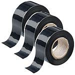 AGT 3er-Set Selbstverschweißendes Abdichtband, 3x 3 Meter, schwarz AGT Selbstverschweißende Dicht-, Isolier- & Reparaturbänder