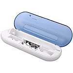 newgen medicals USB-Induktions-Reiselade-Etui für elektr. Zahnbürste Versandrückläufer newgen medicals Schallzahnbürste mit Ladestation für USB und Netzstecker