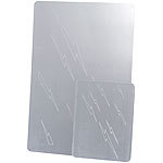AGT 2er-Set Reinigungsplatten für Silber, je 1 große und kleine Platte AGT Silber Reinigungs-Pad Platten
