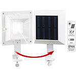 Lunartec Solar-LED-Dachrinnenleuchte, 6 SMD-LEDs, 20 Lumen, IP44, Licht-Sensor Lunartec Solar-LED-Dachrinnenleuchten