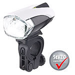 KryoLights LED-Fahrradlampe FL-211 & Rücklicht mit Akku, StVZO-zugelassen KryoLights LED-Akku-Fahrradlampen-Sets, StVZO-zugelassen
