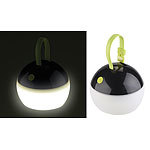 Lunartec LED-Akku-Zeltleuchte, 3 Helligkeitsstufen, 100 lm, 2 Watt, IPX7, USB Lunartec Akku-Campingleuchten
