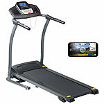 newgen medicals Profi-Laufband mit App & Bluetooth, Pulsmesser, 12 Programme, 1.100 W newgen medicals Laufbänder mit Bluetooth und App 