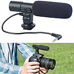 Somikon Externes Mikrofon für Kameras & Camcorder mit 3,5-mm-Klinkenanschluss Somikon