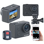 Somikon UHD-Action-Cam mit WLAN, Sony-Sensor, Versandrückläufer Somikon UHD-Action-Cams