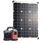revolt Solar-Generator & Powerbank mit 50-Watt-Solarpanel, 60 Ah, bis 200 W revolt 2in1-Solar-Generatoren & Powerbanks, mit externer Solarzelle