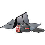 revolt Solar-Generator & Powerbank mit faltbarem 100-Watt-Solarpanel, 80 Ah revolt 2in1-Solar-Generatoren & Powerbanks, mit externer Solarzelle