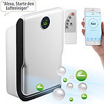 Sichler Haushaltsgeräte 6-Stufen-Luftreiniger mit UV, Ionisator, WLAN & App, Alexa-kompatibel Sichler Haushaltsgeräte