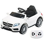 Playtastic Kinderauto Mercedes-Benz GLA 45, bis 7 km/h, Fernsteuerung, MP3, weiß Playtastic Elektroautos für Kinder mit Fernsteuerung