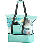 PEARL Leichte 2in1-Strand-Netztasche, Versandrückläufer PEARL 