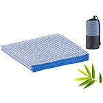 PEARL Schnelltrocknendes, leichtes Bambus-Handtuch, nachhaltig, 130 x 80 cm PEARL Bambusfaser-Handtuch