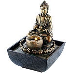 infactory Beleuchteter Zimmerbrunnen mit Buddha infactory 