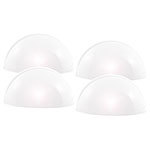 Lunartec Solar-Leuchthalbkugel mit weißen LEDs, 4er-Set Lunartec Solar-Leuchthalbkugel