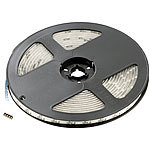 Lunartec RGB-LED-Streifen LC-500N mit Netzteil, progr. Fernbedienung, 5m, Innen Lunartec LED-Lichtbänder mit RGB-Farbwechsel