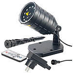 Lunartec Laser-Projektor mit 12 LEDs, Versandrückläufer Lunartec Laser-Projektoren mit LEDs