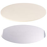 Cucina di Modena Runder Pizzastein mit Aluminium-Servierblech, Versandrückläufer Cucina di Modena Pizzasteine